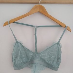 NWOT Free People Lace Bralette sz L